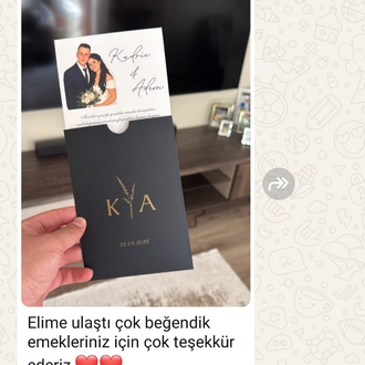 Üstten Çekmeli SİYAH Zarflı