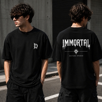 IMMORTAL Premium Oversize Erkek Tişört