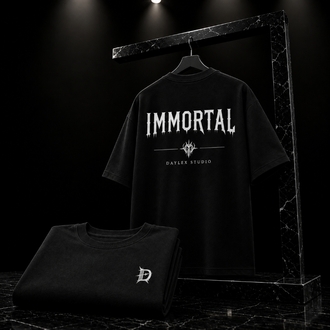 IMMORTAL Premium Oversize Erkek Tişört