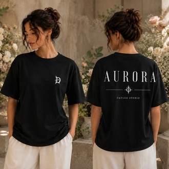 AURORA Premium Kadın Oversize Tişört