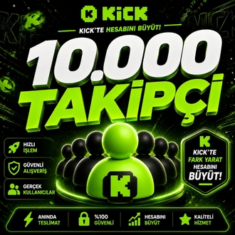 Kick 10.000 Takipçi