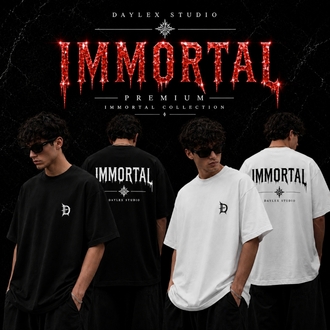 IMMORTAL Premium Oversize Erkek Tişört