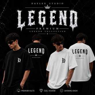 LEGEND Premium Oversize Erkek Tişört