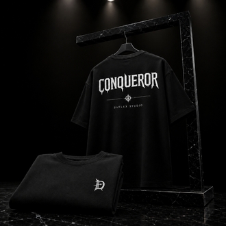 CONQUEROR Premium Oversize Erkek Tişört