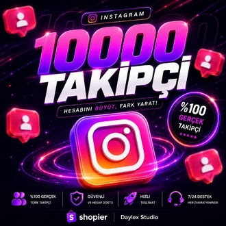 İnstagram 10.000 Takipçi