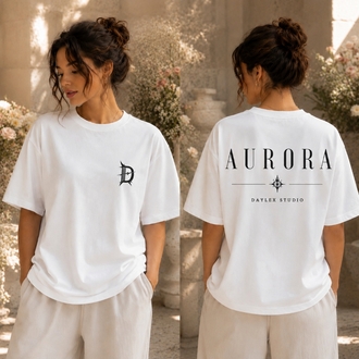 AURORA Premium Kadın Oversize Tişört
