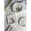 Dalga Desenli Takı Tabağı - 4'lü Lüks Set