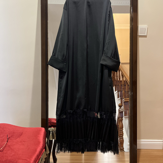 Zara Saten kumaş abaya