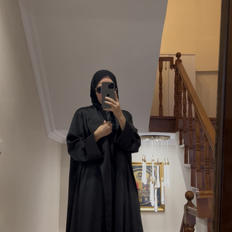 Zara Saten kumaş abaya