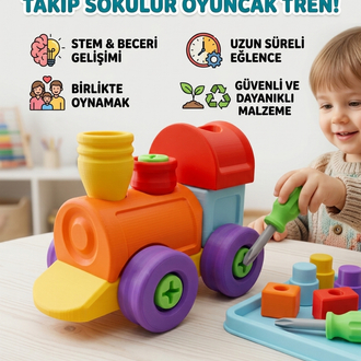 Sök-Tak Lokomotif Oyuncak