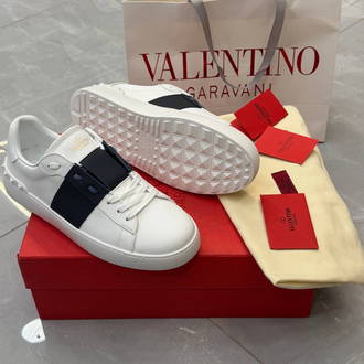 Valentino open beyaz lacivert sneakers