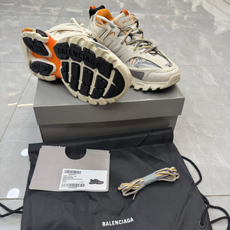 Balenciaga track beyaz orange