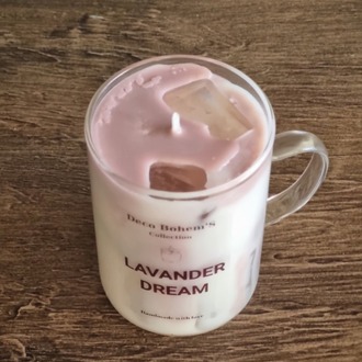 Ice Lavanta Soya&Jel Wax 40 Saat Yanma Süresi