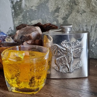 : "On The Rocks" Jel Mum Sandal Ağacı Kokulu-Viski Estetiğinde Dekoratif Mum-Lüks Hediye