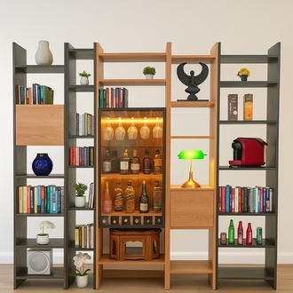 Modül Kitaplık / Bar