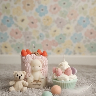 Cupcake Mint&Strawberry