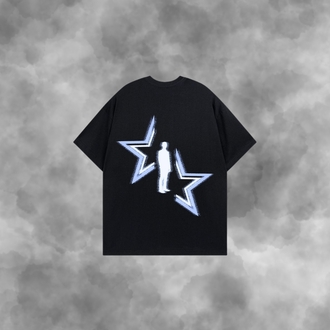 STARBOY PUNK -Ön ve Arka Baskılı Unisex Premium Tişört 