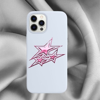 Y2K Cyber Star Telefon Kılıfı - Siber Estetik Grunge Tasarım