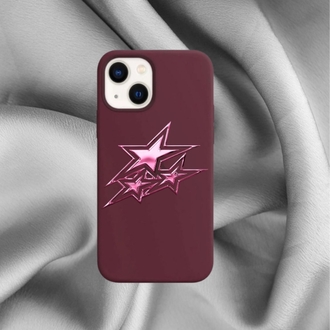 Y2K Cyber Star Telefon Kılıfı - Siber Estetik Grunge Tasarım