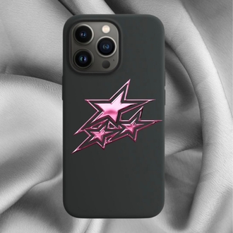Y2K Cyber Star Telefon Kılıfı - Siber Estetik Grunge Tasarım
