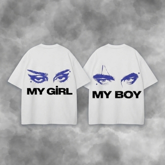 MYGIRL&MYBOY-Unisex Premium Çift Tişörtü