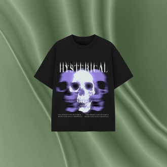 HYSTERICAL-Unisex Premium Siyah Tişört 
