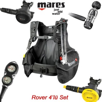 mares regülatör bcd rover 4 lü set