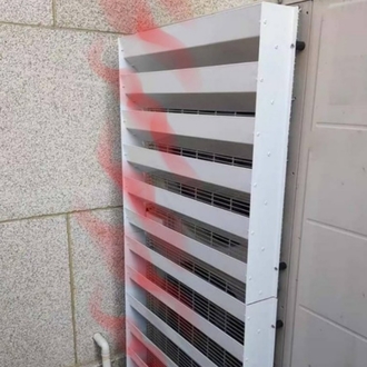 Dış ünite deflektörü kare  yukari yönlendirici