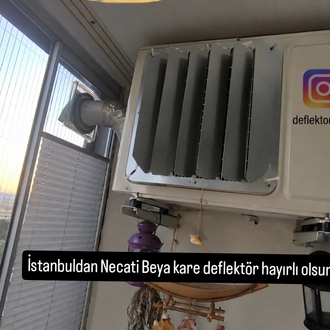 Dış ünite deflektörü kare yönlendirici