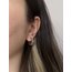 Xuping Silver Tırtıklı Küpe