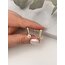 Xuping 14K Tektaş Ünlem Küpe