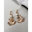 Xuping 18K Yaprak Sallantılı Küpe
