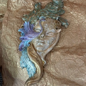  polyester venedik karnaval mask  