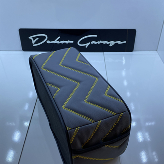 Sünger Kolçak Deri Siyah Sarı Model 2