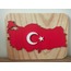 Türkiye Haritası - Kabartmalı Ahşap Tablo