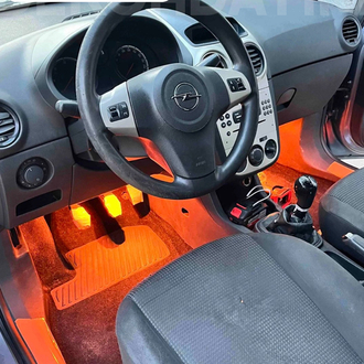 5’li Mercekli Amber Led