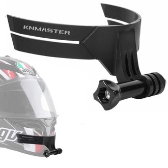 Knmaster HC-20 Motosiklet Kask Çene Yapıştırıcılı Telefon Ve Aksiyon Kamera Tutucu Full Set