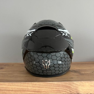 MOLIXING İÇİNDEN VİZÖRLÜ KASK SİYAH-YEŞİL