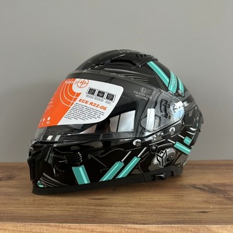 MOLIXING İÇİNDEN VİZÖRLÜ KASK MAVİ 
