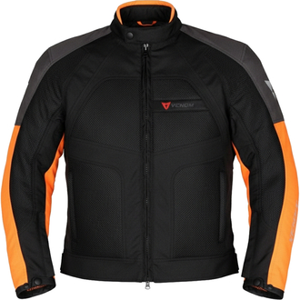 VENOM Dynamic 4 Mevsim Motosiklet Montu - Siyah/Turuncu