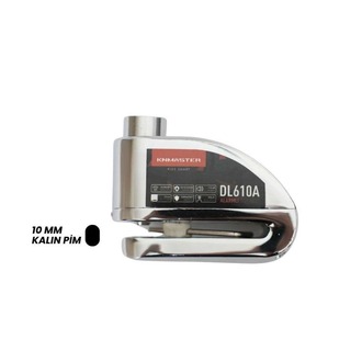  KNMASTER DL610A Alarmlı Motosiklet Disk Kilidi | Silver
