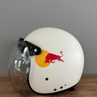 BOĞA TASARIMLI YARIM KASK