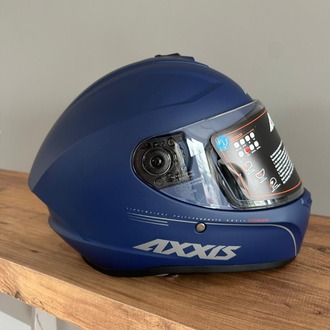 ️ Axxis Draken S Solid Mat Mavi Kask