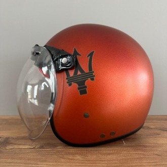 RETRO YARIM KASK TURUNCU