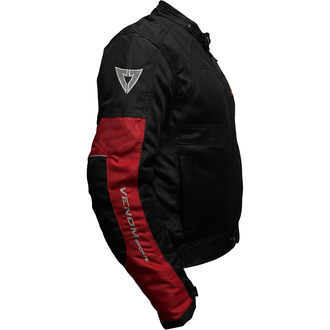 VENOM Dynamic 4 Mevsim Motosiklet Montu - Siyah/Kırmızı