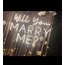 Will You Marry Me Işıklı Neon Duvar yazısı 