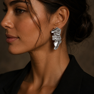 İthal Silver Tasarım Küpe