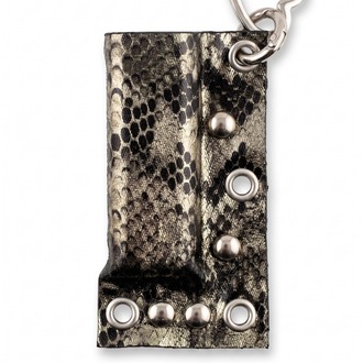 snake skin pattern leather case