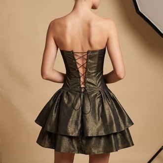 After Dark Shimmer Corset Dress