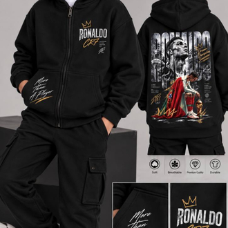 Ronaldo önü fermuarlı sweat